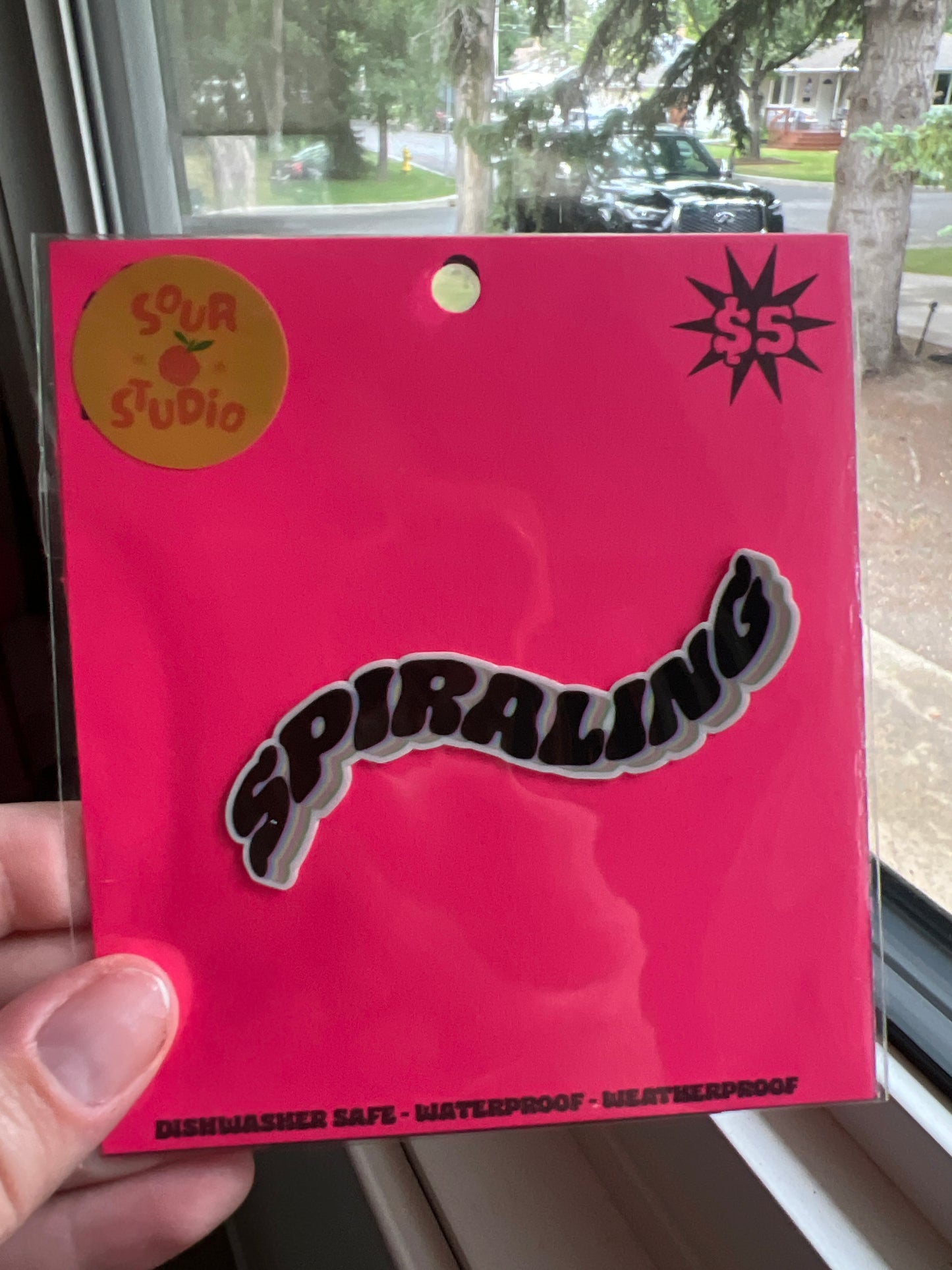 Spiralling Sticker