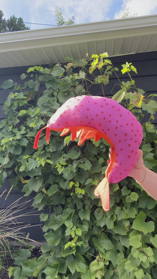 Shrimp Stuffy - Pink Star